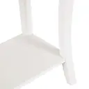 HOMCOM Console Table Modern Sofa Side Desk with Storage Shelves Drawers for Living Room Entryway Bedroom Ivory White image 8