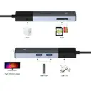 Mokin Adaptateur USB C vers USB C 3.0 + 2 USB A 3.0 + SD/TF 2.0 + HDMI 4K @60 + PD image 2