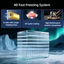 CHiQ JKR199DWE 199L Chest Freezer - Digital Inverter - White - E Rated image 5