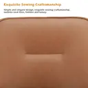 CLIPOP Occasional Dining Chairs Set of 2 Faux Leather Padded Kitchen Chair Accent Armchair with Backrest and Metal Legs, Lounge Living Room Reception Chairs 0224 brown 56*50*89 cm image 1