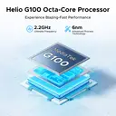 DOOGEE Tab E3 Max 14Inch Tablet Android 15 Gaming Tablet 13500mAh Large Battery MTK G100 Octa-Core 32GB RAM+256GB ROM (2TB TF), 2.1K (2160 * 1440) Display 16MP+2MP+8MP 4G LTE/5G WLAN/GPS/GMS, Black image 3