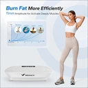 MERACH Vibrationsplatte, Ganzkörpertraining, leise, Auto-/manuelle Geschwindigkeit, Bluetooth-Lautsprecher image 2