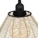Delia arch floor lamp 149.5 cm high natural metal image 3