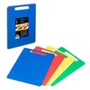 Chef Aid Large Multi-Colour Chopping Board Set of 4 image 0