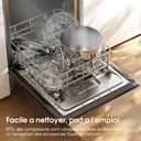 HONINST Mixeur multifonction 7-en-1 sur socle avec tête inclinable et accessoires, 6,5 L - Noir image 1