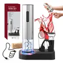 Cuisync Wine Opener Set, 5-in-1 Rechargeable Electric Bottle Opener With Foil Cutter, Wine Pourer, Vacuum Stopper and Storage Case. Ideal Gift for Wine Lovers, VBGS-KP3P-372101KA image 7