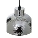 Interiors by Premier Pendant Light New Foundry Hammered Chrome image 3