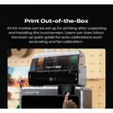 Creality K2 Combo multi-color 3D-Drucker – CFS-Technologie, 600 mm/s Druckgeschwindigkeit, KI-Kamera und automatische Nivellierung, Bauraum 260 x 260 x 260 mm image 3