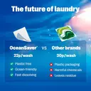 OceanSaver Eco Laundry Detergent Sheets | Bio | Eco-Friendly, Biodegradable & Freshly Scented | Zero-Waste & Removes Tough Stains | Vegan, Plastic & Cruelty-Free | Plant Based Formula (30 Washes) image 5