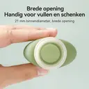 JORDAN&JUDY Lot de 3 bouteilles de voyage en silicone, rechargeables, anti-fuite, portables, pour shampoing et cosmétiques, 60 ml, Offre annuelle, Cadeaux phares image 3