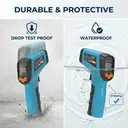 Tilswall Infrared Thermometer Gun, Laser Temperature Gun, -50°C~600°C (-58F~1112F) with Adjustable Emissivity, for Cooking/Pizza Oven/BBQ/Vehicle Repair, Meat Thermometer included,Not for Human image 6