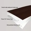 Murgall Rouleau de papier peint adhésif imitation bois brun café - 60 x 305 cm image 5