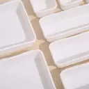 WhereHike Boîtes organisatrices pour tiroirs avec système de séparateurs intégrés et ajustables en plastique - Blanc image 4