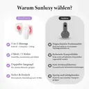 Sunluxy BCE1 Unterdruck-Formmassagegerät, EMS-Mikrostrom + Vakuumabsaugung + Rotlichttherapie, Anti-Cellulite, verbessert Orangenhaut, Heim-Körper- und Gesichtsformmassagegerät image 1