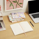 JUBILUU Carnet ligné A5 à couverture rigide en tissu floral 96 pages - Spring Birds image 4