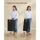 VASAGLE Laundry Basket, 117*33*80.5 cm image 5