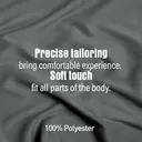 LeBonsoir Drap housse en polyester doux 90 x 190 x 30 cm - Gris foncé image 5