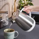 Morphy Richards Mexborough Jug Kettle, 1.7L, White & Stainless Steel - 102903 image 2