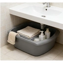 Addis Rectangular Washing Up Bowl - Metallic Grey image 1