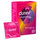 Durex Pleasure Me Ribbed and Dotted 20 Condoms image 1