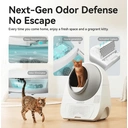 Catlink Pro-X Luxury Smart Cat Litter Box, Large Size - Self-Cleaning, APP Controlled, Double Odor Control, for Cats 3.3-22 lbs, Hands-Free Pet Care image 8