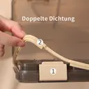 JORDAN&JUDY Portable Sealed Weekly Pill Organizer Large Capacity Pill Dispenser Pill Storage Box 21 Compartments-Blue, New Year Sale , Top gift picks image 8