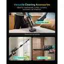 Vexilar V15Max Cordless Vacuum Cleaner with Mopping, 65kPa Powerful Suction, 60min Runtime, Flexible Tube, GreenEye Tech, Wall Mount Charging, Anti-Tangle Stick Vacuum for Pet Hair, Carpets EU image 9