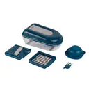 MASTRAD Trancheuse multifonction à 3 lames en acier inoxydable avec récipient image 4