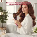 RAF Brosse soufflante 750 W, sèche-cheveux et volumisant en 1 étape, coiffante chauffante à échauffement rapide, pour femmes, coiffage lisse, effet salon à domicile image 2