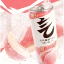 Genki Forest Eau pétillante saveur pêche blanche - Lot de 6 canettes, 330 ml image 3