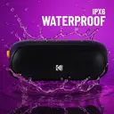 Kodak Enceinte portable sans fil 2 x 10 W IPX6 - Batterie rechargeable : 7,4 V/2000 mAh image 6