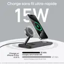 Anker MagGo Universal schwarz USB-Wireless-Ladegerät mit Schnellladefunktion für den Innenbereich image 5