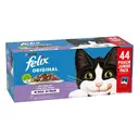 FELIX Aliment humide pour chat classique Soin de la peau et du pelage 44 sachets x 85 g image 1