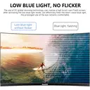 Gawfolk Moniteur incurvé 24,5 pouces 1K Full HD, Taux de rafraîchissement 100 Hz, Temps de réponse 1 ms (MPRT), Courbure 3000R, Haut-parleurs intégrés, AMD FreeSync, Protection oculaire, Antireflet, Faible latence d’entrée, HDMI, Support VESA 75 x 75 mm, Noir image 7
