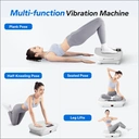 MERACH Vibrationsplatte, Ganzkörpertraining, leise, Auto-/manuelle Geschwindigkeit, Bluetooth-Lautsprecher image 7