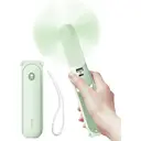 JISULIFE Life8 Plus Ventilateur portatif avec fonction batterie externe 4500 mAh et lampe de poche - Vert menthe image 1