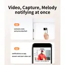 Sonnette vidéo intelligente Verbex X9 blanche avec surveillance à distance et vision nocturne haute définition. image 7