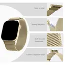 Apple watch bands (S11/10 42mm)+(40mm/41mm/38mm) Champagne Gold(circle) image 2