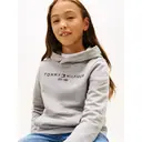 Tommy Hilfiger Sweat à capuche Essentiel enfant unisexe gris clair chiné - 3 image 3