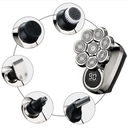 Sparoma LK-891 Tondeuse 5-en-1 en acier inoxydable avec recharge Type-C, verrouillage intelligent, écran LED, étanchéité IPX7 et lames magnétiques image 7