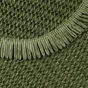 Papyrus + Papyrus Tassel Green,6pcs Boho Natural paper Round Placemats with Fringe - 38cm Farmhouse Table Mats for Indoor & Outdoor Dining, Hand Wash Only, Boho Dining Decor, Textured Table Setting,paper Composition image 5