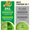 TEANAGOO Kit matcha avec fouet en bambou, porte-fouet, pelle et cuillère en bambou - Céladon bleu image 1