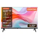 Coocaa TV QLED 32 pouces (80 cm) Smart TV Google TV, HDR10, Dolby Audio, Bluetooth 5.1, Eye Care (faible lumière bleue), Chromecast intégré, triple tuner DVB-T2/C/S2, CI+, modèle 32CGQG40Z (2026), classe énergétique E image 0