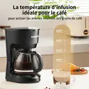 ochama Cafetière filtre goutte à goutte - Noir image 1