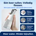 BAIR CARE M4 draagbare waterflosser met druksproeimodus, batterijduur van 30 dagen, via USB oplaadbaar, 4 reinigingsstanden, IPX7-waterdicht, compacte monddouche voor dagelijkse verzorging en reizen image 6