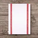 Dexam Glass Cloth Love Colour Cotton/Linen Scarlet Red 50x70cm image 2