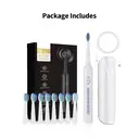 Sunluxy Sonic Electric Toothbrush – 5 Cleaning Modes, 40,000 VPM, 60-Day Battery Life, Rechargeable Travel Electric Toothbrush, Includes 8 Brush Heads, Smart Timer, T5 White image 9