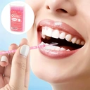 Huacan Fruit flavored plastic toothpicks, disposable double headed toothpicks, 100pcs image 1