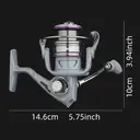 ECOODA SXF Shadow Seeking Spinning Reels River Lake Stream Fishing Bait Casting image 5