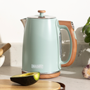 Haden Dorchester Digital Kettle, Variable Temperature, Sage Green Coated Stainless Steel & Wooden Effect - 201270 image 5